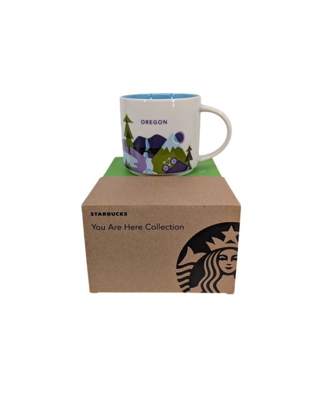Starbucks You Are Here Oregon Coffee Mug‎ 14 oz Travel Souvenir Collector 2015